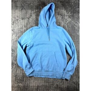 Sonneti Hoodie Mens Small Blue Cotton Fleece Lined Performance Kangaroo Pocket